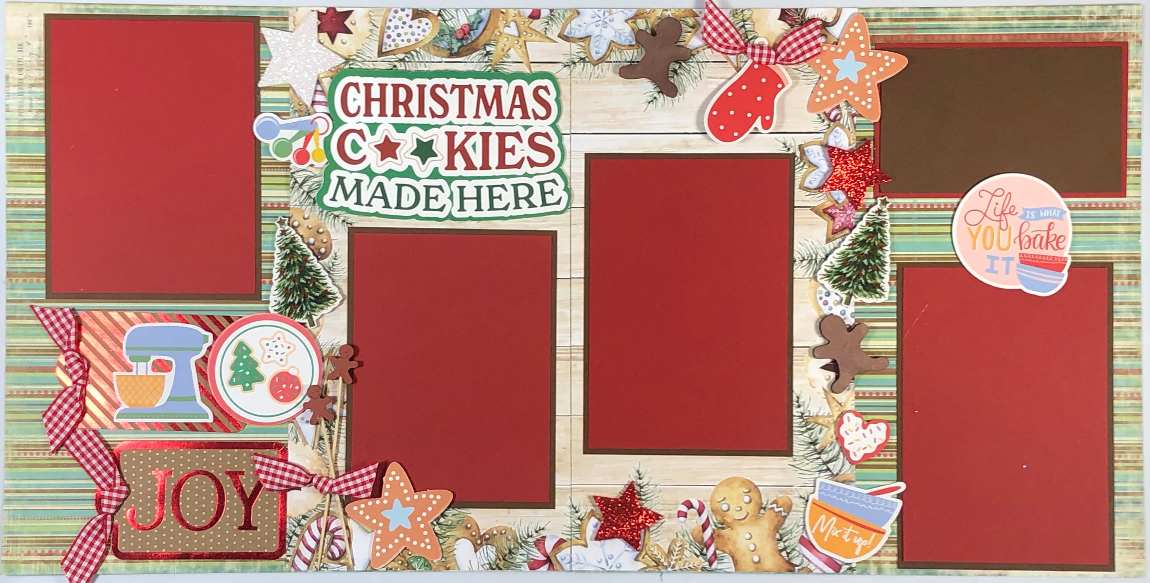 Christmas Scrapbook Layouts